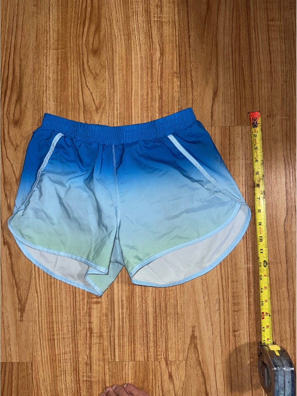 All in Motion Girls' XL (14) Ombre Blue Athletic Shorts